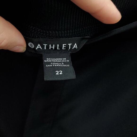 Athleta Plus Size Black Ankle Pants NWT size 22 or 3X - Picture 12 of 17